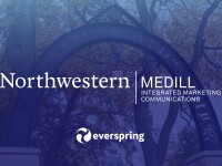 Northwestern University Medill and Everspring logo