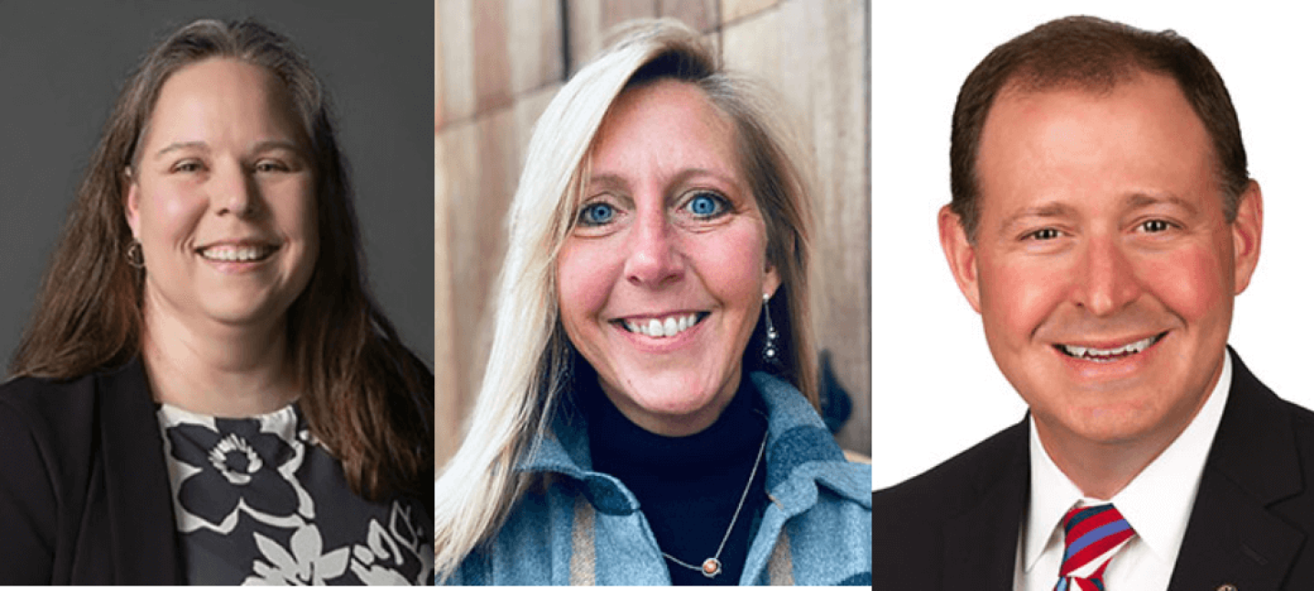 Three members of Bradley University faculty