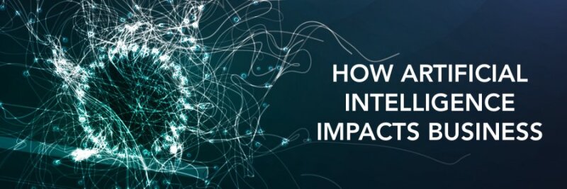 How artificial intelligence impacts business infographic