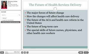 screenshot of bullet points