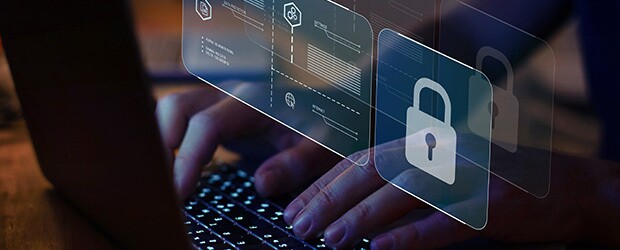 what is cybersecurity, cybersecurity screen with padlock