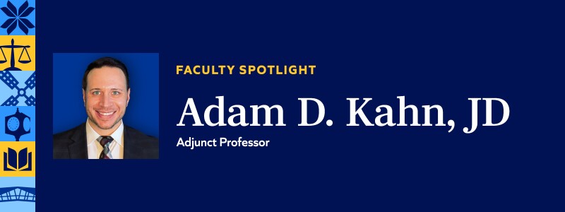 Adam Kahn faculty spotlight blog header image