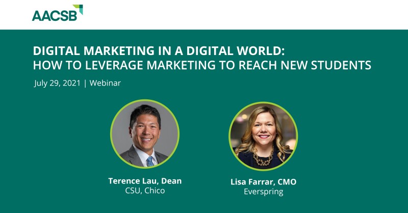 AACSB Webinar, Lisa Farrar and Terence Lau