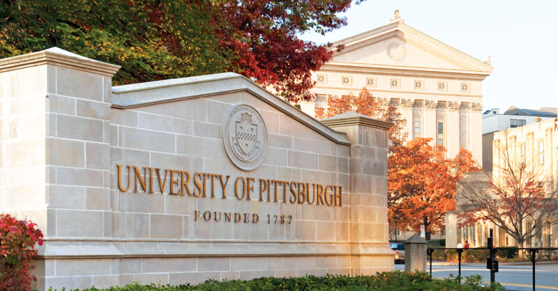 University of Pittsburgh sign