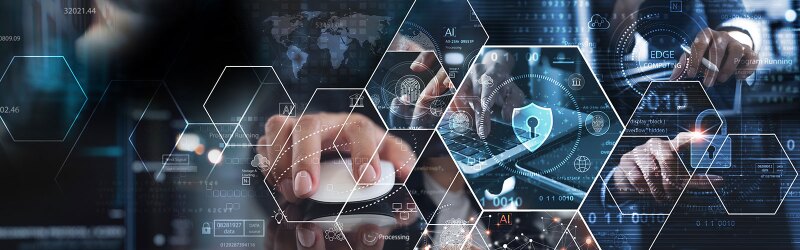 interface displaying secure ways people are navigating different platforms