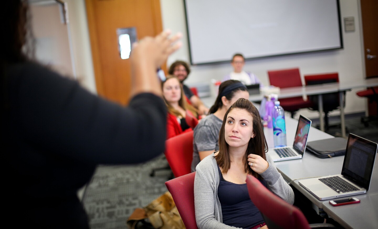 Tulane Law students in class