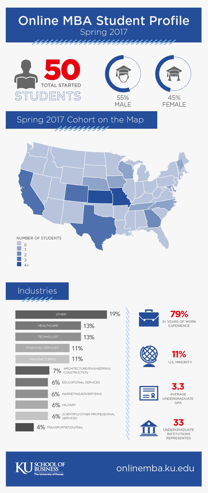 Online MBA Student Profile infographic thumbnail