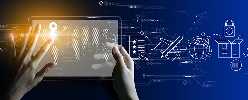 Graphic depicting logistics concepts
