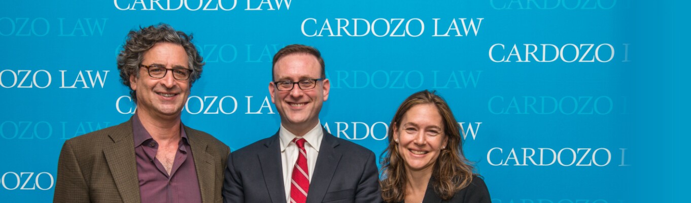Cardozo faculty members pose for a photo