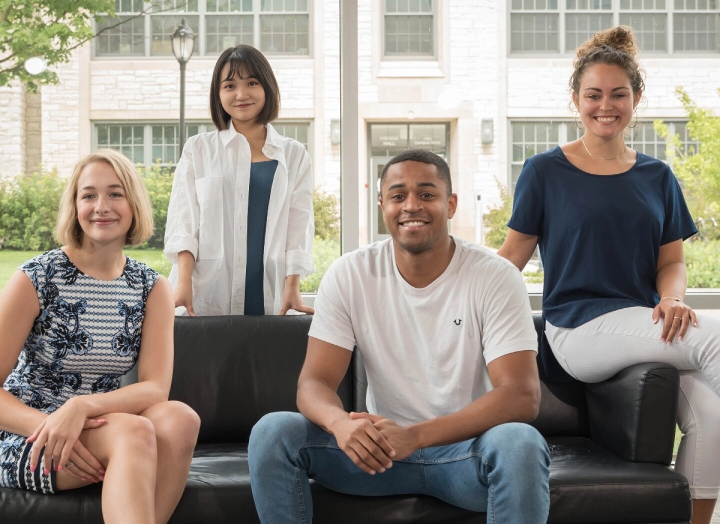 Four Integrated Marketing Communications students