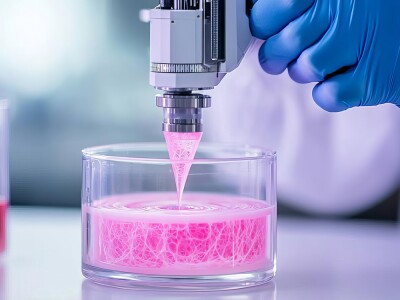 tissue being engineered in a lab