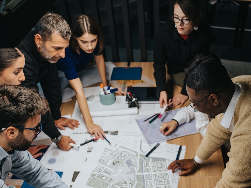 Public health professionals collaborate to review community data