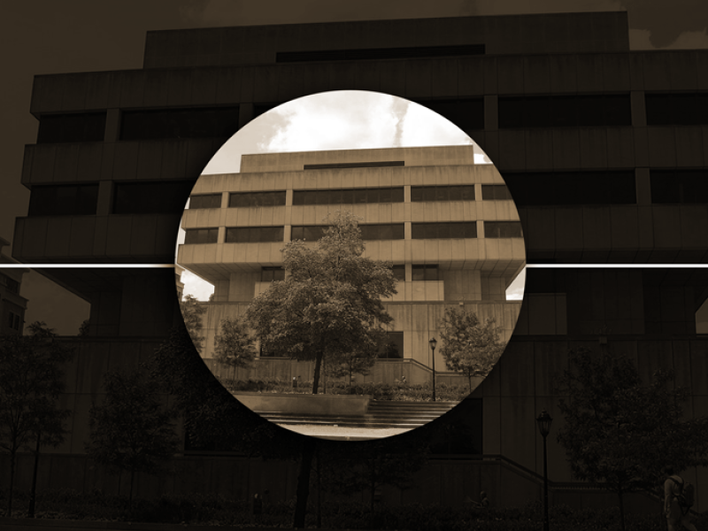 Exterior of the Barco Law Building