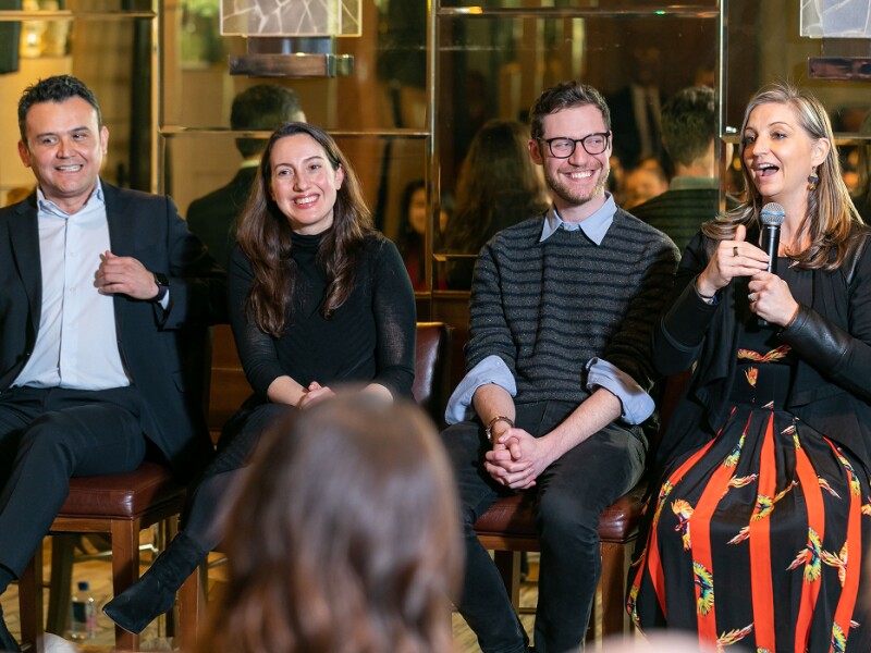 Alumni panel in New York City