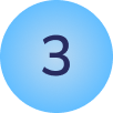 The number 3 inside a light blue circle