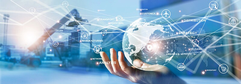 graphic representing supply chains