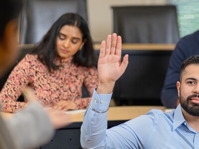 Faculty teaching an SCU class