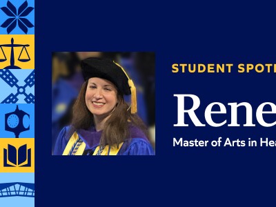 Hofstra student Renee Stein