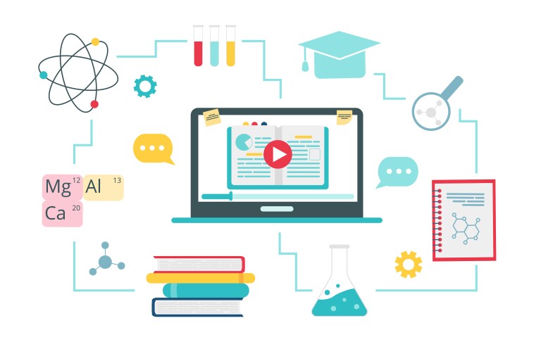 online learning with textbooks