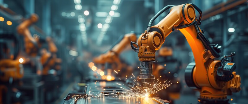 Image displaying a working Robot