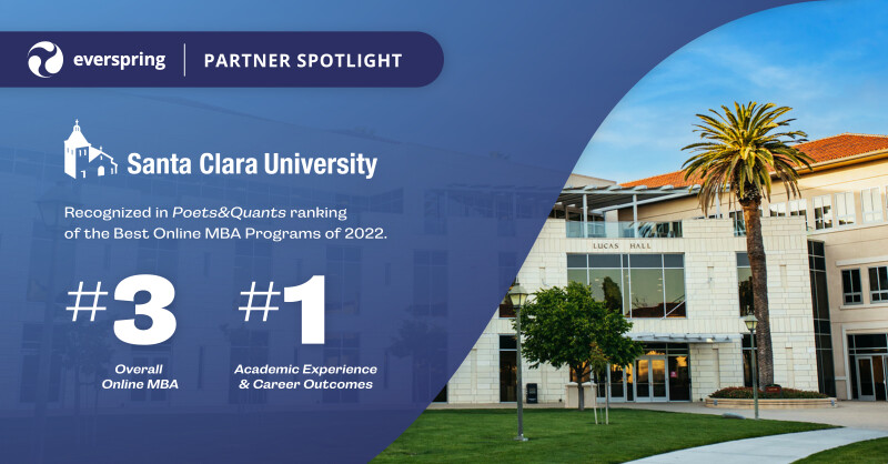 Everspring Partner Spotlight featuring Santa Clara University Poets&Quants rankings