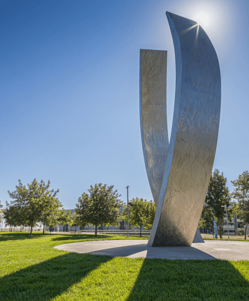 Statue on UC Merced campus