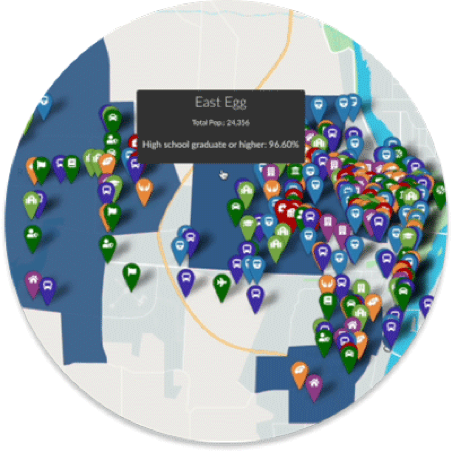 Screenshot of the Points of Interest view in the Heights platform.