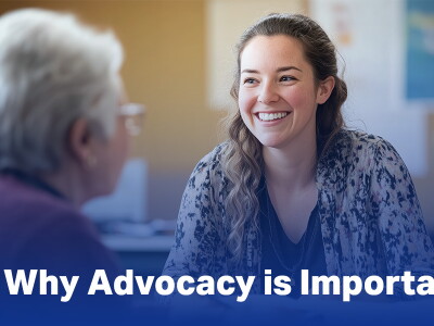 A counselor and client in engaged conversation
