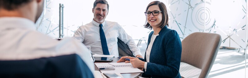 Working together in the boardroom