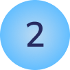 The number 2 inside a light blue circle