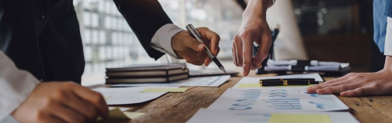 Sports people presenting new startup project idea in a marketing and investment meeting