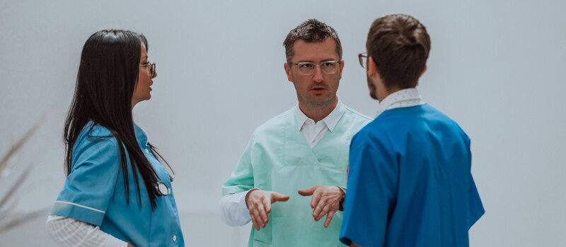 healthcare professionals collaborating