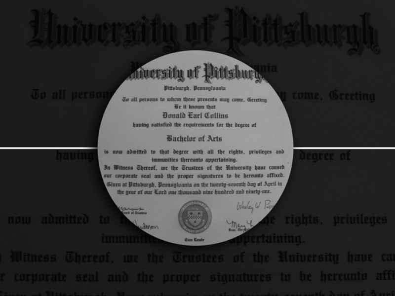 University diploma