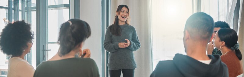 People, group and psychologist for counseling, therapy and mental health with support, empathy or care.