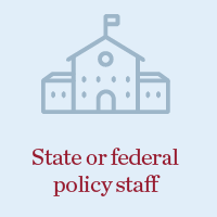 State or federal staff