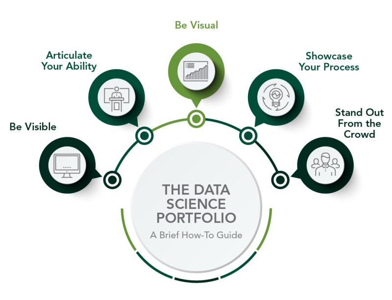 How To Build a Data Science Portfolio Infographic