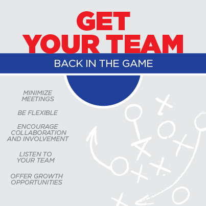5 tips to get your team back in the game and stay motivated