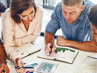 Team meeting, a review of current data analytics