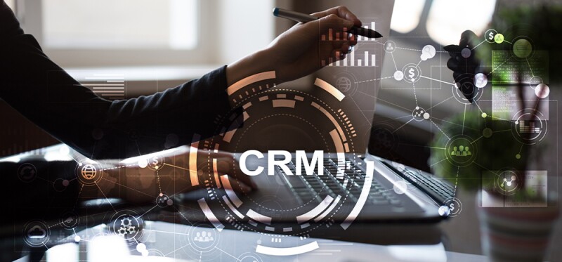 human pointing at computer