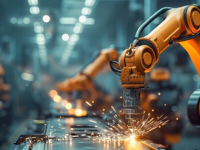 Image displaying a working Robot