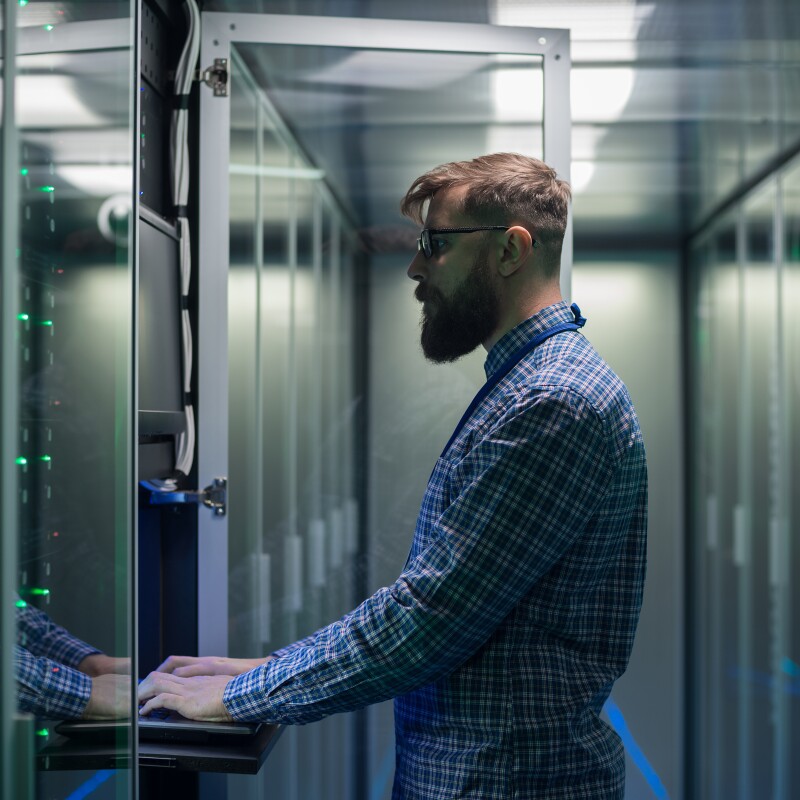 man-working-in-server-room