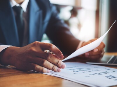 hr audit resume applicant paper and interview with using pen and