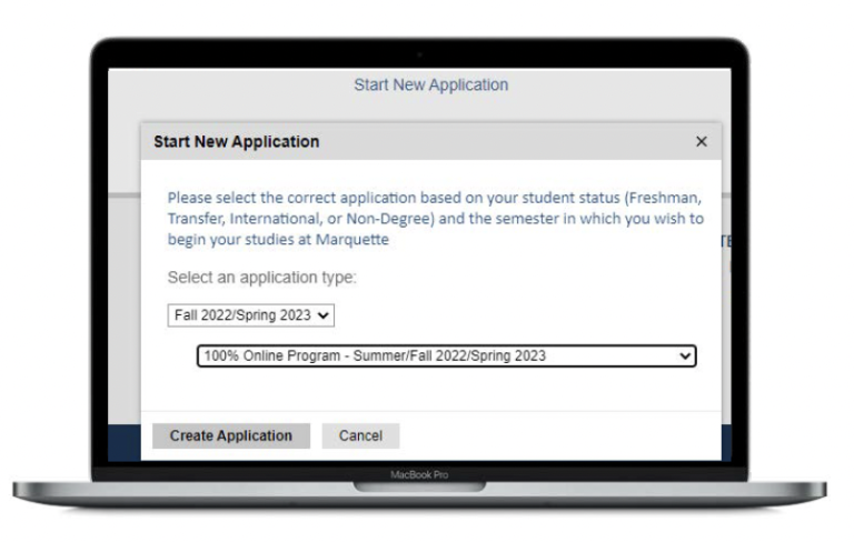 Start application